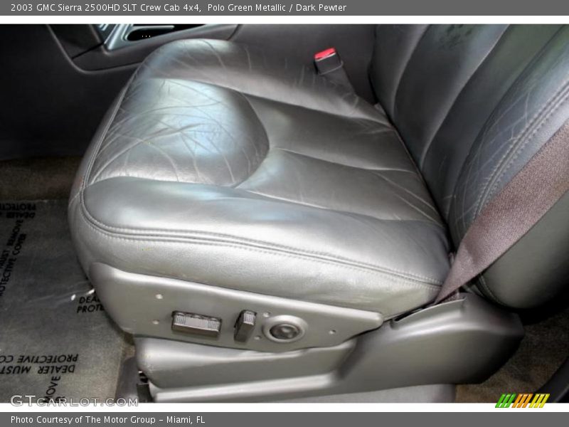 Polo Green Metallic / Dark Pewter 2003 GMC Sierra 2500HD SLT Crew Cab 4x4