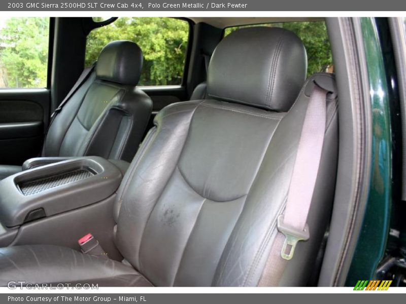 Polo Green Metallic / Dark Pewter 2003 GMC Sierra 2500HD SLT Crew Cab 4x4