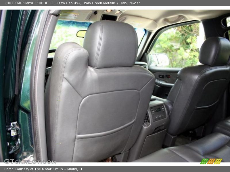 Polo Green Metallic / Dark Pewter 2003 GMC Sierra 2500HD SLT Crew Cab 4x4