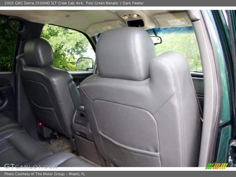 Polo Green Metallic / Dark Pewter 2003 GMC Sierra 2500HD SLT Crew Cab 4x4