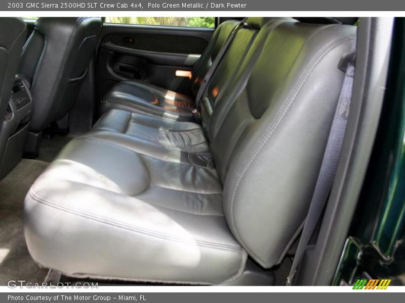 Polo Green Metallic / Dark Pewter 2003 GMC Sierra 2500HD SLT Crew Cab 4x4