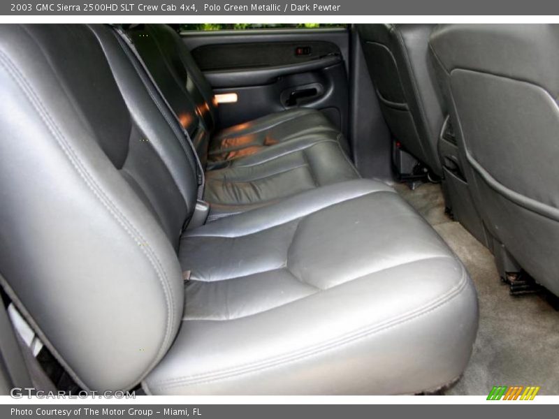 Polo Green Metallic / Dark Pewter 2003 GMC Sierra 2500HD SLT Crew Cab 4x4