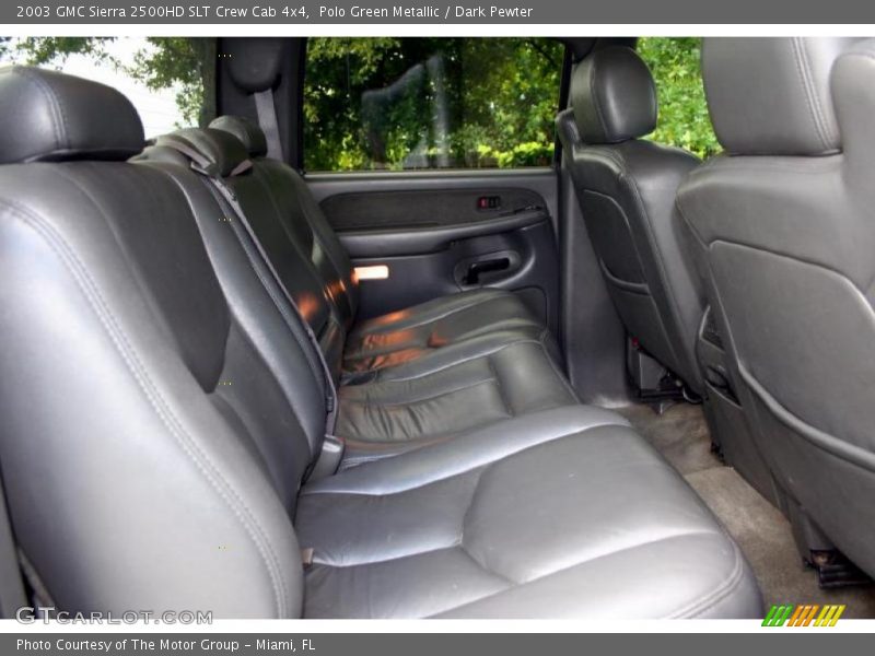 Polo Green Metallic / Dark Pewter 2003 GMC Sierra 2500HD SLT Crew Cab 4x4