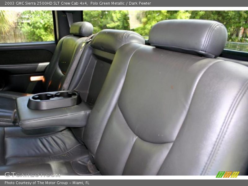 Polo Green Metallic / Dark Pewter 2003 GMC Sierra 2500HD SLT Crew Cab 4x4