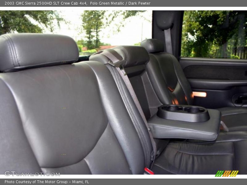 Polo Green Metallic / Dark Pewter 2003 GMC Sierra 2500HD SLT Crew Cab 4x4