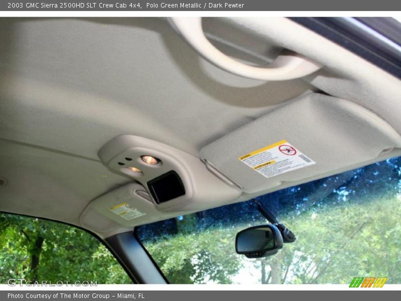 Polo Green Metallic / Dark Pewter 2003 GMC Sierra 2500HD SLT Crew Cab 4x4