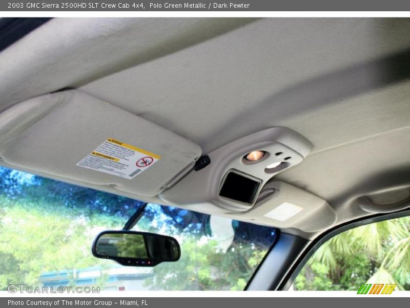 Polo Green Metallic / Dark Pewter 2003 GMC Sierra 2500HD SLT Crew Cab 4x4