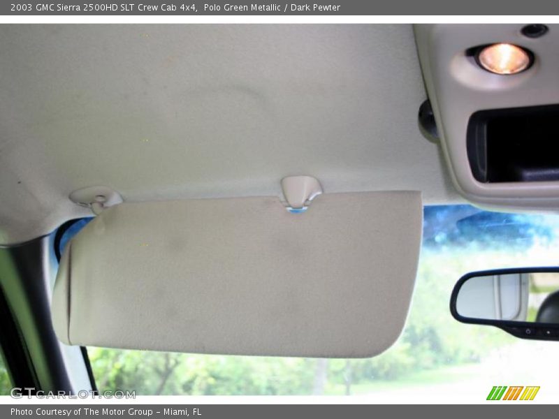 Polo Green Metallic / Dark Pewter 2003 GMC Sierra 2500HD SLT Crew Cab 4x4
