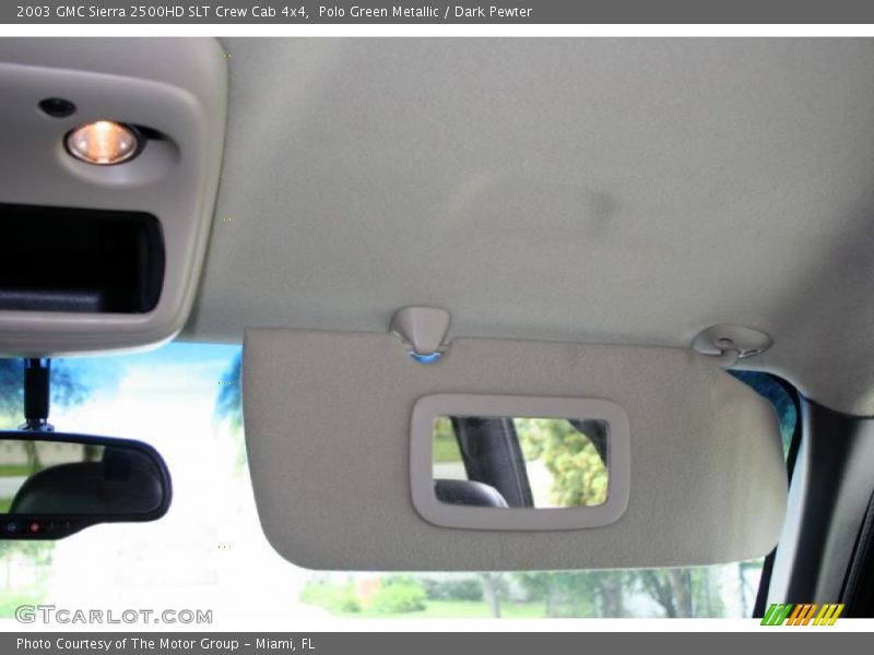 Polo Green Metallic / Dark Pewter 2003 GMC Sierra 2500HD SLT Crew Cab 4x4