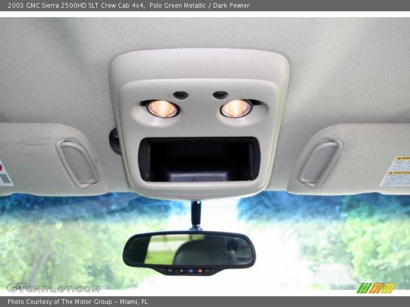 Polo Green Metallic / Dark Pewter 2003 GMC Sierra 2500HD SLT Crew Cab 4x4