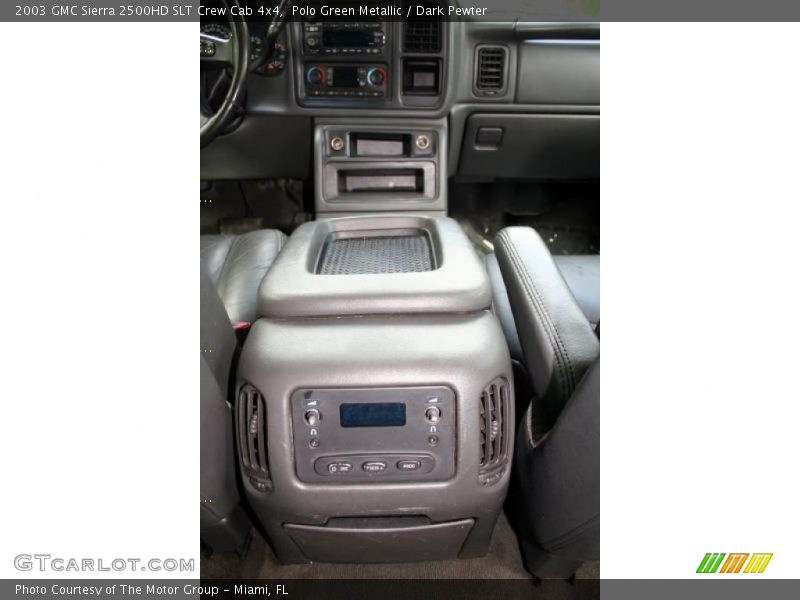 Polo Green Metallic / Dark Pewter 2003 GMC Sierra 2500HD SLT Crew Cab 4x4