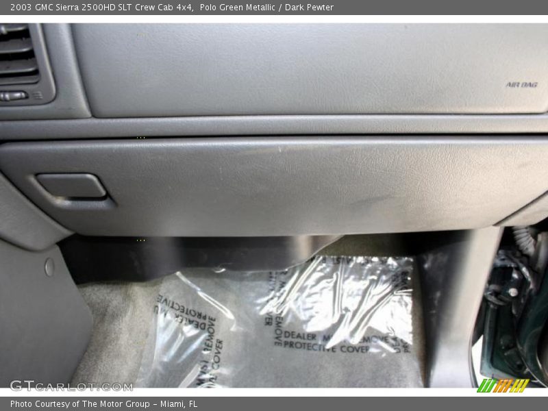 Polo Green Metallic / Dark Pewter 2003 GMC Sierra 2500HD SLT Crew Cab 4x4