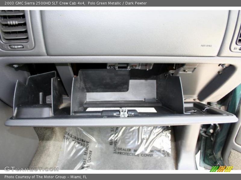 Polo Green Metallic / Dark Pewter 2003 GMC Sierra 2500HD SLT Crew Cab 4x4
