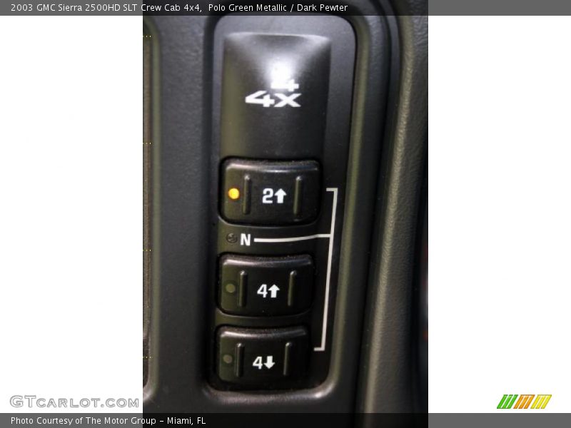 Polo Green Metallic / Dark Pewter 2003 GMC Sierra 2500HD SLT Crew Cab 4x4