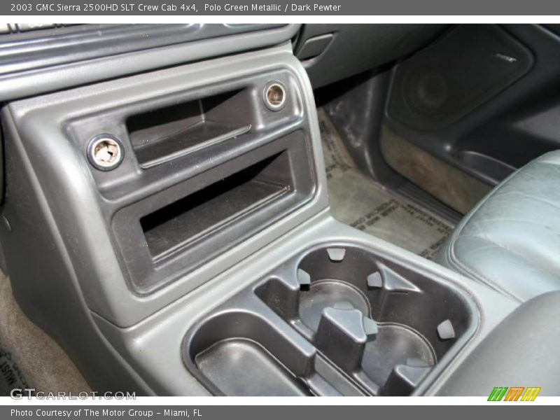 Polo Green Metallic / Dark Pewter 2003 GMC Sierra 2500HD SLT Crew Cab 4x4