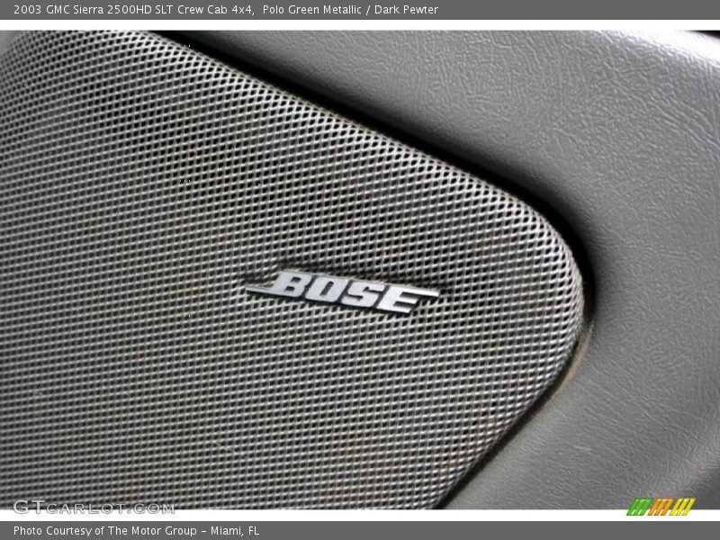 Polo Green Metallic / Dark Pewter 2003 GMC Sierra 2500HD SLT Crew Cab 4x4