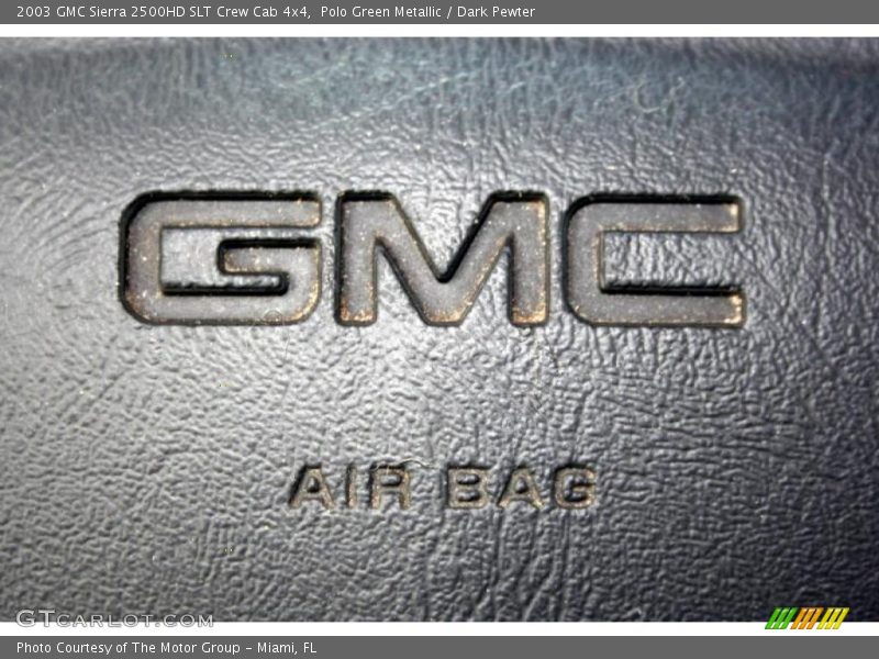 Polo Green Metallic / Dark Pewter 2003 GMC Sierra 2500HD SLT Crew Cab 4x4
