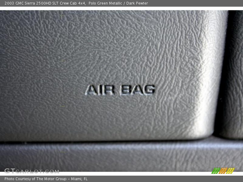 Polo Green Metallic / Dark Pewter 2003 GMC Sierra 2500HD SLT Crew Cab 4x4