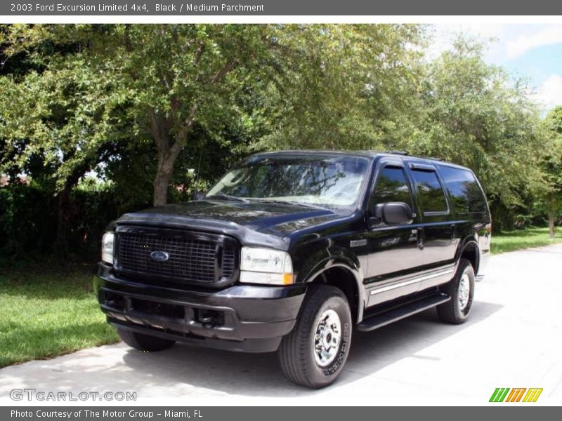 Black / Medium Parchment 2003 Ford Excursion Limited 4x4