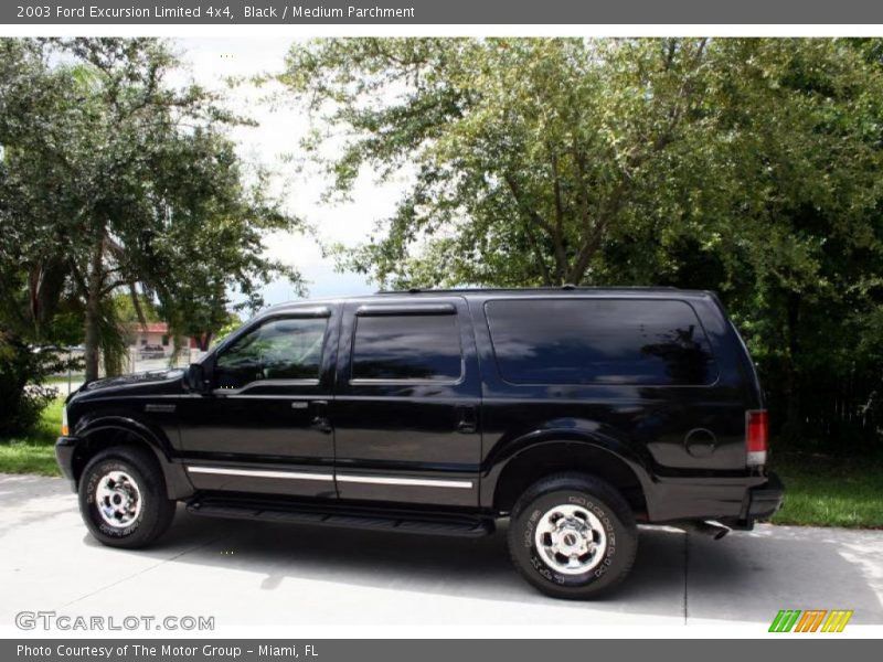 Black / Medium Parchment 2003 Ford Excursion Limited 4x4