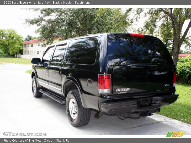 Black / Medium Parchment 2003 Ford Excursion Limited 4x4