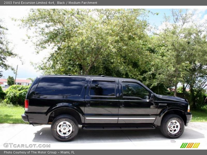 Black / Medium Parchment 2003 Ford Excursion Limited 4x4