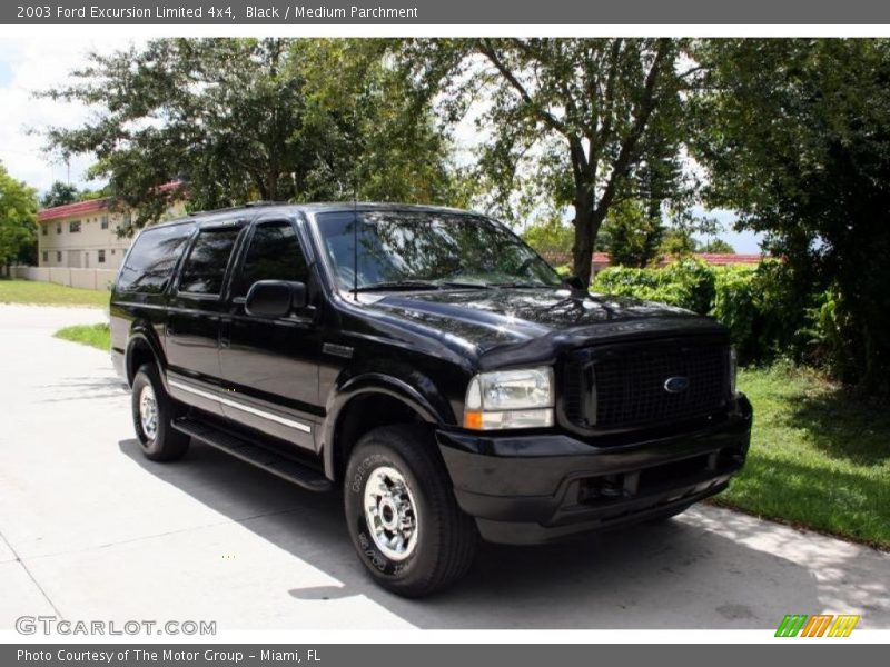 Black / Medium Parchment 2003 Ford Excursion Limited 4x4