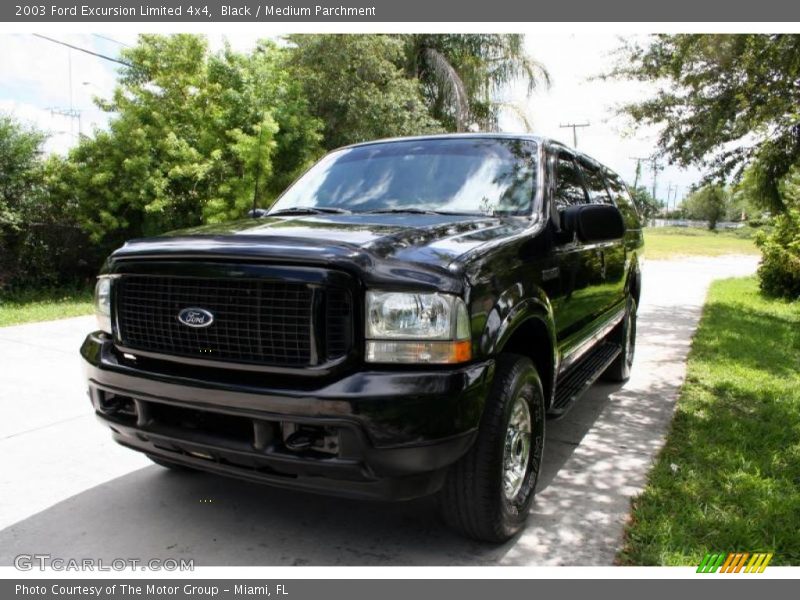 Black / Medium Parchment 2003 Ford Excursion Limited 4x4