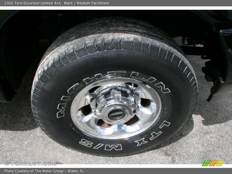 Black / Medium Parchment 2003 Ford Excursion Limited 4x4