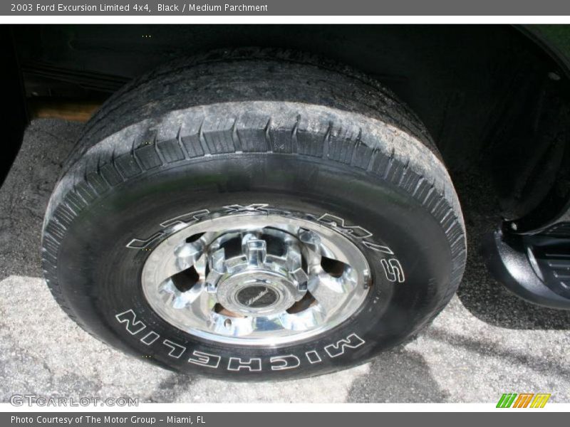 Black / Medium Parchment 2003 Ford Excursion Limited 4x4