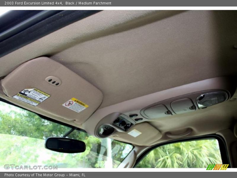 Black / Medium Parchment 2003 Ford Excursion Limited 4x4