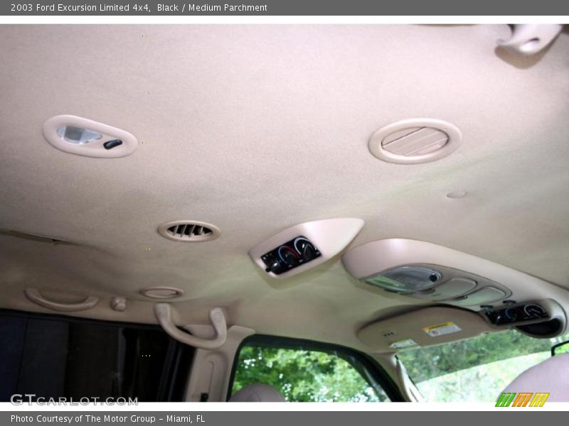 Black / Medium Parchment 2003 Ford Excursion Limited 4x4