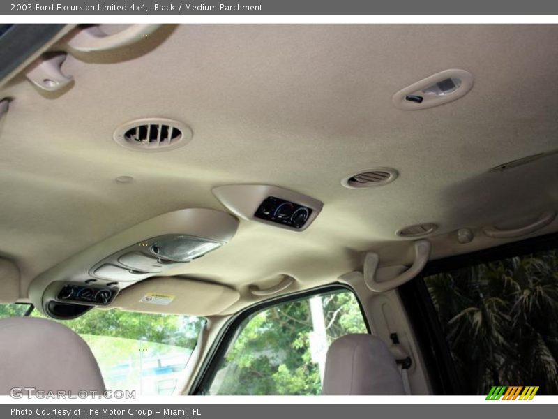 Black / Medium Parchment 2003 Ford Excursion Limited 4x4