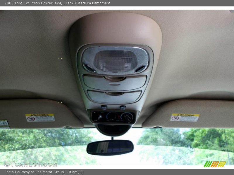 Black / Medium Parchment 2003 Ford Excursion Limited 4x4