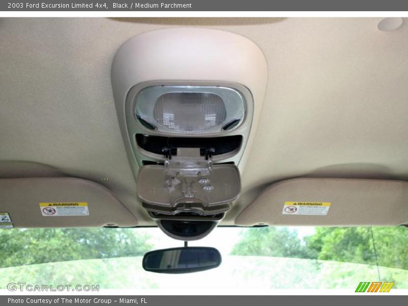 Black / Medium Parchment 2003 Ford Excursion Limited 4x4