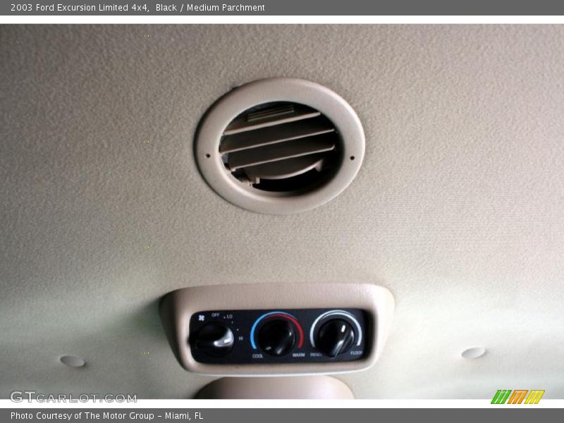 Black / Medium Parchment 2003 Ford Excursion Limited 4x4