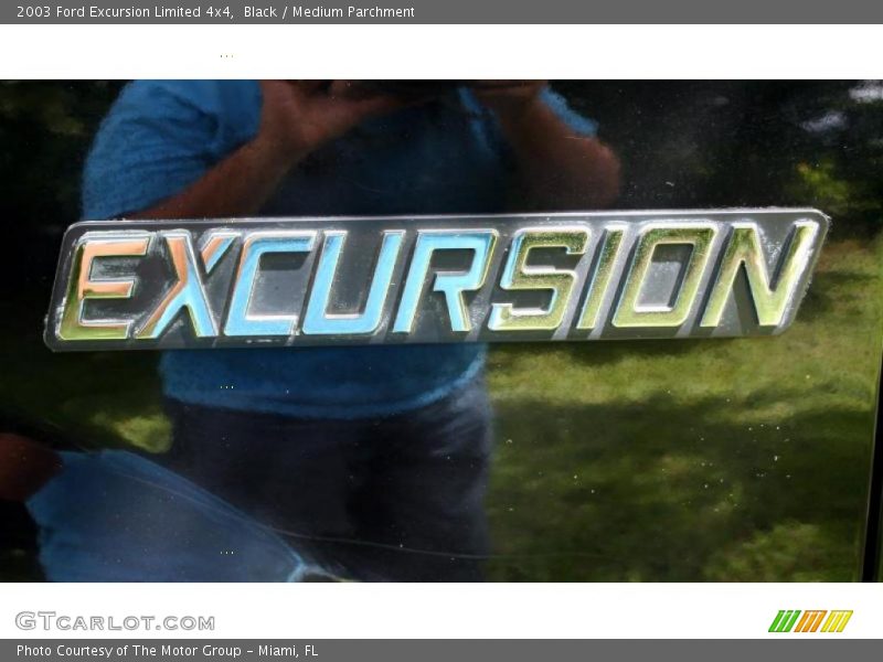 Black / Medium Parchment 2003 Ford Excursion Limited 4x4