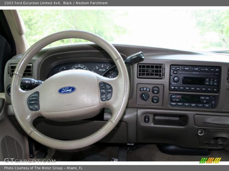 Black / Medium Parchment 2003 Ford Excursion Limited 4x4