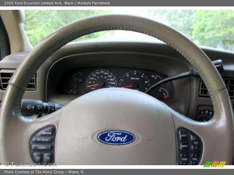 Black / Medium Parchment 2003 Ford Excursion Limited 4x4