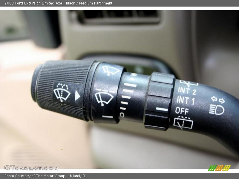 Black / Medium Parchment 2003 Ford Excursion Limited 4x4
