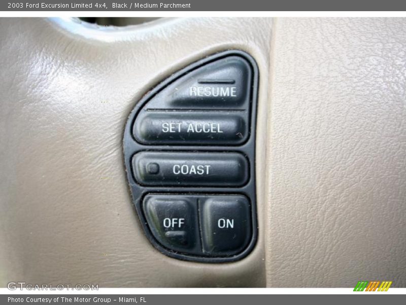 Black / Medium Parchment 2003 Ford Excursion Limited 4x4