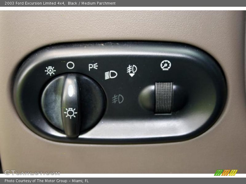 Black / Medium Parchment 2003 Ford Excursion Limited 4x4