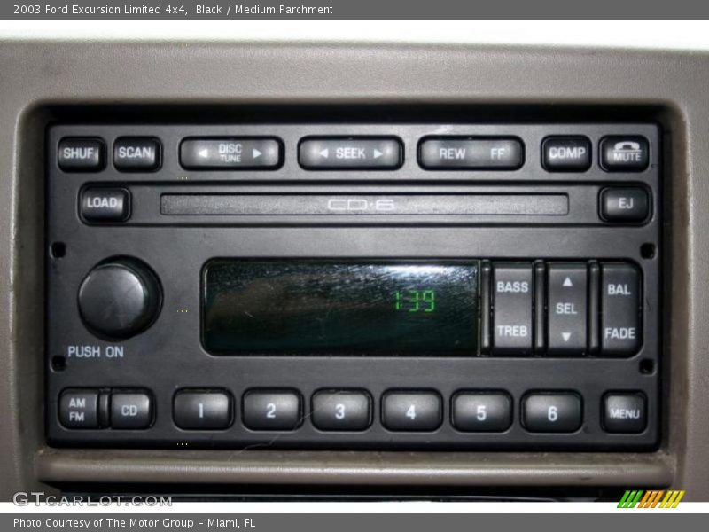 Black / Medium Parchment 2003 Ford Excursion Limited 4x4