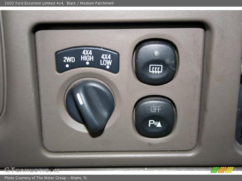Black / Medium Parchment 2003 Ford Excursion Limited 4x4