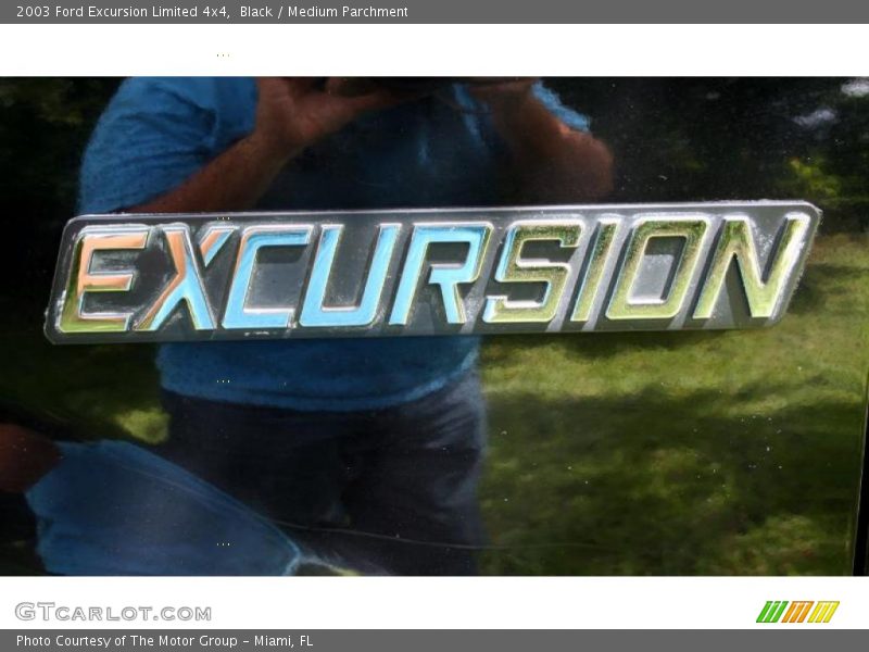 Black / Medium Parchment 2003 Ford Excursion Limited 4x4