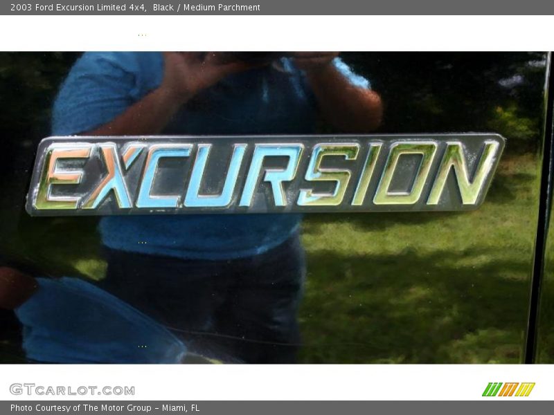 Black / Medium Parchment 2003 Ford Excursion Limited 4x4