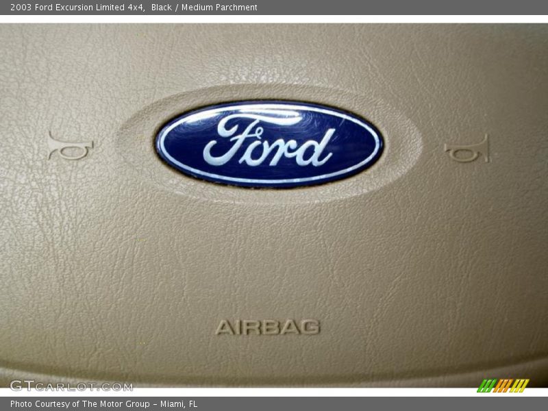 Black / Medium Parchment 2003 Ford Excursion Limited 4x4