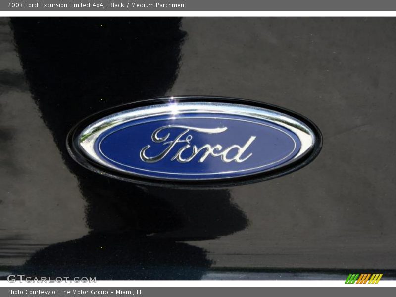 Black / Medium Parchment 2003 Ford Excursion Limited 4x4