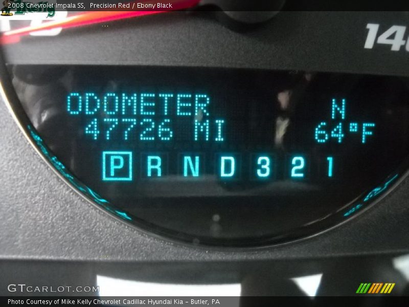 Precision Red / Ebony Black 2008 Chevrolet Impala SS