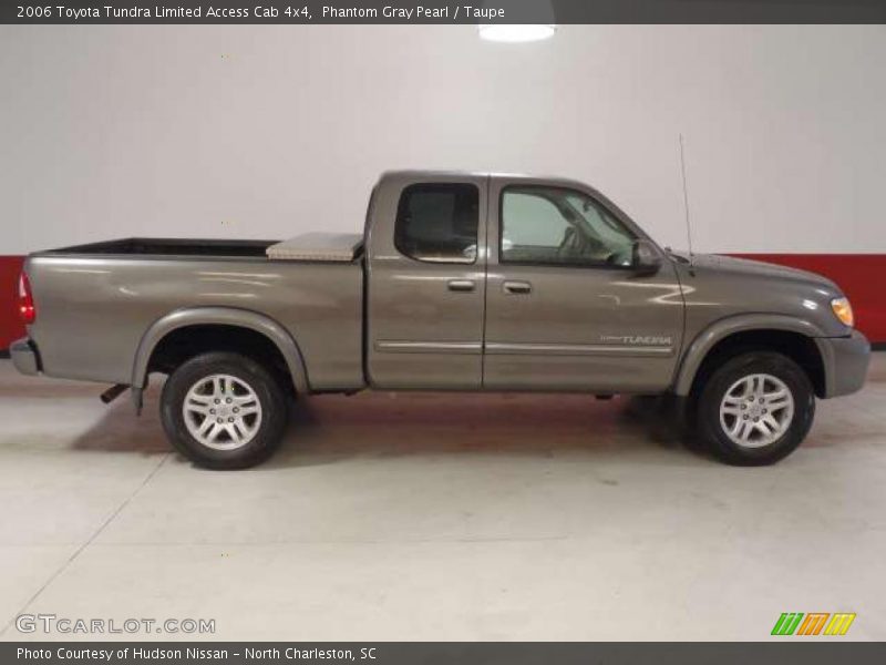 Phantom Gray Pearl / Taupe 2006 Toyota Tundra Limited Access Cab 4x4